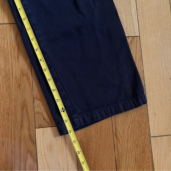 LACAUSA Arlo Trousers Straight Leg Cropped French Blue Size 4 Orig $155 - Picture 2 of 9